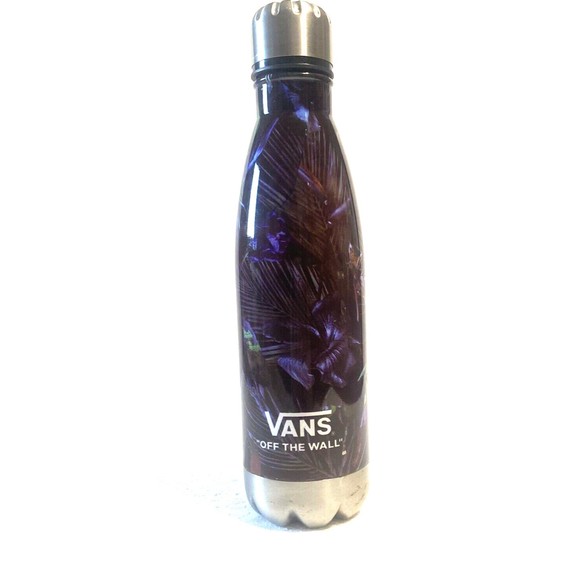 Vans Other - Vans Off The Wall Stainless Steel 17 oz Insulated Water Bottle - Purple Floral